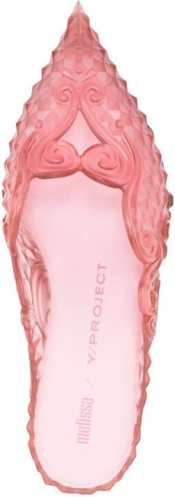 Y Project x Melissa 40mm Court muiltjes Roze