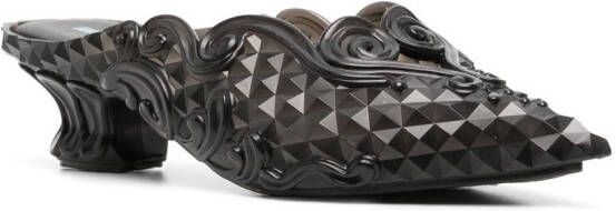Y Project x Melissa 40mm Court muiltjes Zwart
