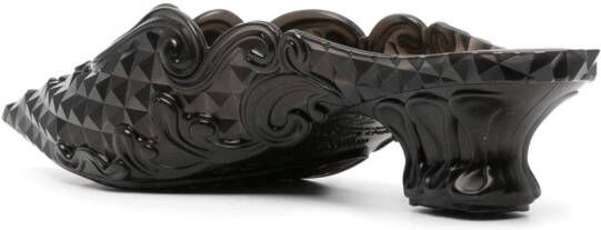 Y Project x Melissa 40mm Court muiltjes Zwart