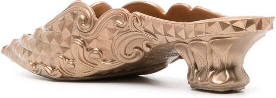 Y Project x Melissa 40mm Court muiltjes Goud