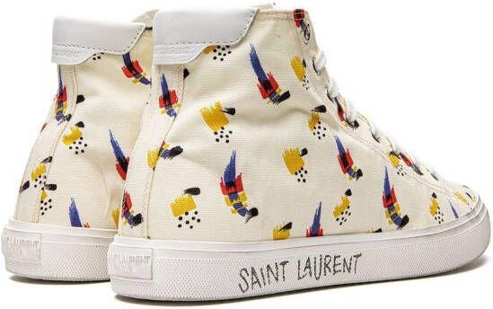 Saint Laurent Malibu Mid sneakers Wit