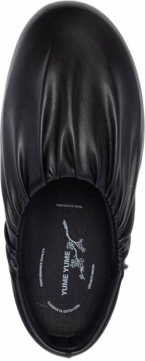 YUME Camp Shoe muiltjes met ruches Zwart