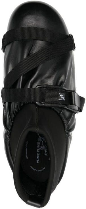 YUME Camp sneakers met gesp Zwart