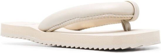 YUME Suki teenslippers met gewatteerd bandje Beige