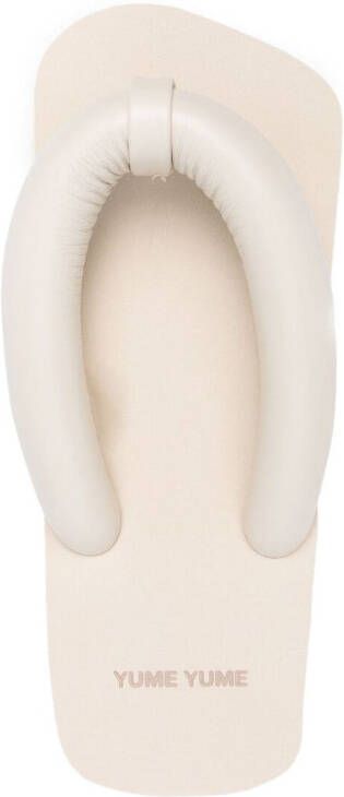 YUME Suki teenslippers met gewatteerd bandje Beige