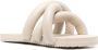 YUME Slippers met gekruiste bandjes Beige - Thumbnail 2