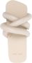 YUME Slippers met gekruiste bandjes Beige - Thumbnail 4