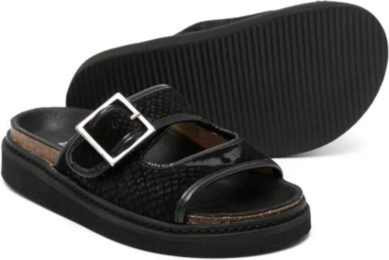 Zadig & Voltaire Kids Sandalen met gesp Zwart