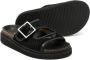 Zadig & Voltaire Kids Sandalen met gesp Zwart - Thumbnail 2