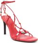 Zadig&Voltaire Alana leren sandalen Rood - Thumbnail 2