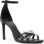 Zadig&Voltaire Amee Wing Court leren sandalen Zwart - Thumbnail 2