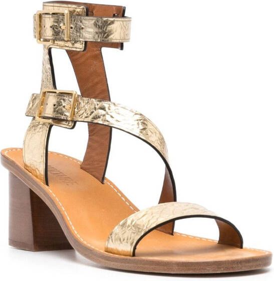 Zadig&Voltaire Cecilia Alpha leren sandalen Goud