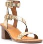 Zadig&Voltaire Cecilia Alpha leren sandalen Goud - Thumbnail 2