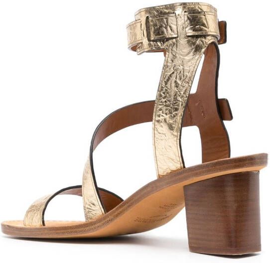 Zadig&Voltaire Cecilia Alpha leren sandalen Goud