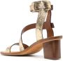 Zadig&Voltaire Cecilia Alpha leren sandalen Goud - Thumbnail 3