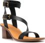 Zadig&Voltaire Cecilia Alpha leren sandalen Zwart - Thumbnail 2