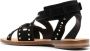 Zadig & Voltaire Zwarte Sandalen met Studs en Kruisbandjes Black Dames - Thumbnail 3