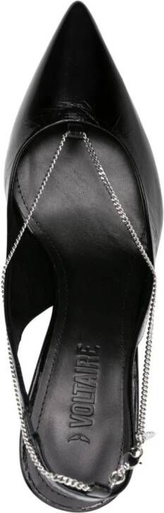 Zadig&Voltaire First Night slingback pumps Zwart