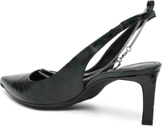 Zadig&Voltaire First Night leren pumps Groen