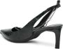 Zadig&Voltaire Abyss slingback van leer met panterprint - Thumbnail 3