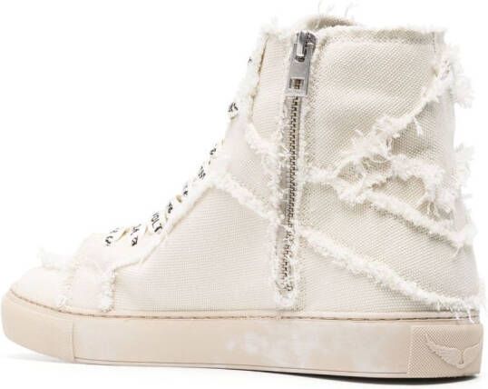 Zadig&Voltaire Flash high-top sneakers Beige