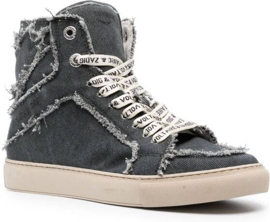 Zadig&Voltaire Flash high-top sneakers Zwart