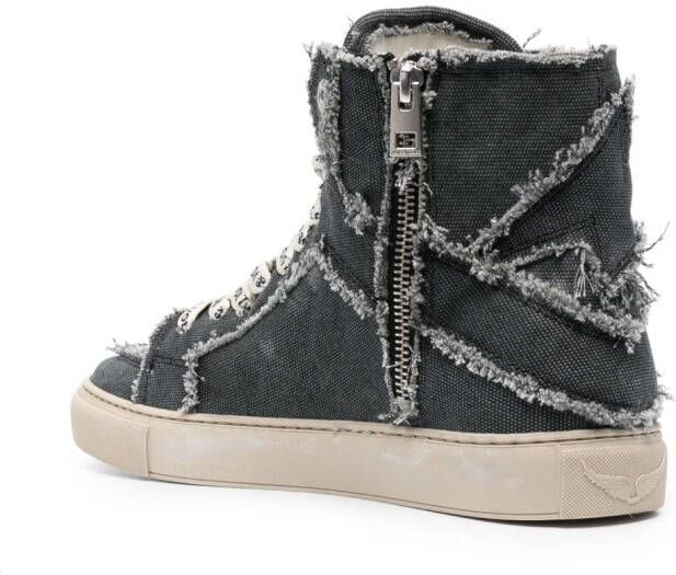 Zadig&Voltaire Flash high-top sneakers Zwart