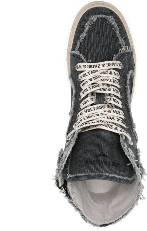 Zadig&Voltaire Flash high-top sneakers Zwart