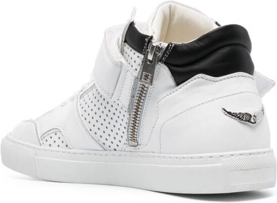 Zadig&Voltaire Flash high-top sneakers Wit