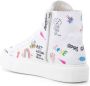 Zadig&Voltaire High Flash sneakers met plateauzool Wit - Thumbnail 3
