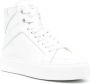 Zadig & Voltaire Hoge witte leren sneakers met bliksemflitsen White Dames - Thumbnail 2