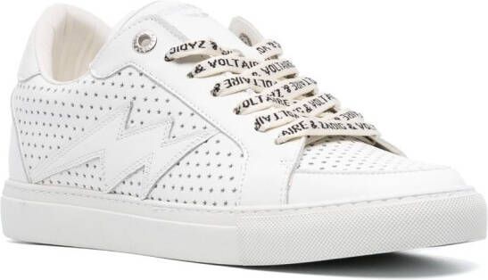 Zadig&Voltaire La Flex low-top sneakers Wit