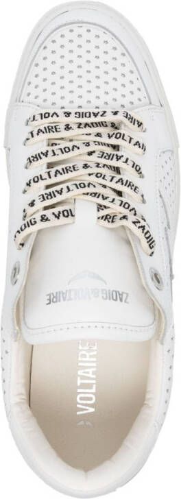 Zadig&Voltaire La Flex low-top sneakers Wit
