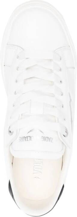 Zadig&Voltaire La Flash low-top sneakers Wit