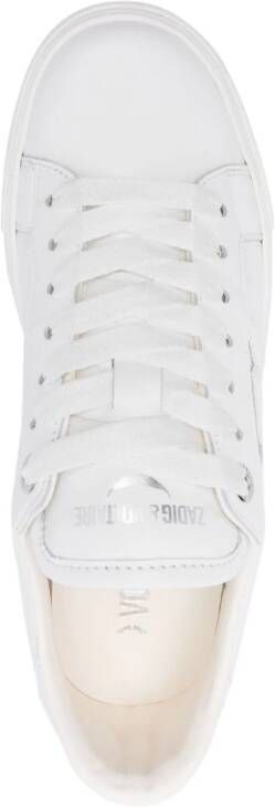 Zadig&Voltaire ZV1747 La Flash low-top sneakers Wit