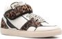 Zadig&Voltaire Mid Flash sneaker van leer met panterprint - Thumbnail 2