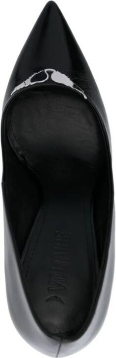 Paris Texas Boots Roxy' Black Western Style Ankle Boots With Brown N in zwart - Foto 5