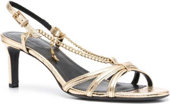 Zadig&Voltaire Sandalen met open neus Goud