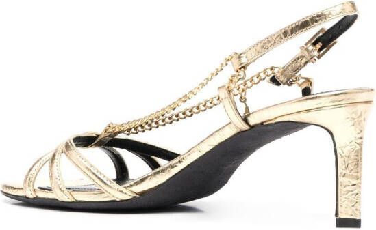 Zadig&Voltaire Sandalen met open neus Goud