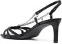 Zadig&Voltaire Sleepless sandalette van leer met slangenstructuur - Thumbnail 5