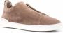 Zegna Triple Stitch slip-on sneakers Bruin - Thumbnail 2