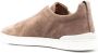 Zegna Triple Stitch slip-on sneakers Bruin - Thumbnail 3