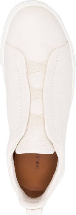 Zegna Triple Stitch sneakers Beige