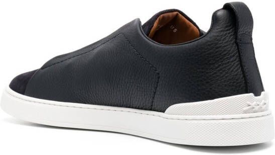 Zegna Suède sneakers Blauw