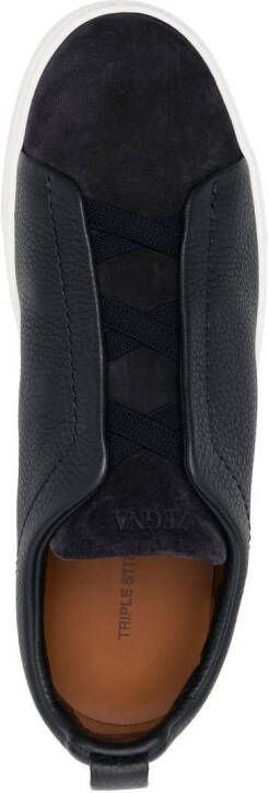 Zegna Suède sneakers Blauw