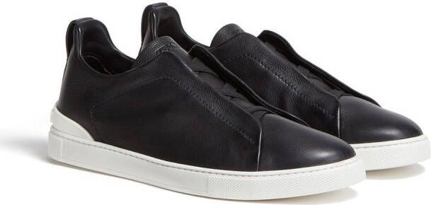 Zegna Triple Stitch Secondskin sneakers Zwart