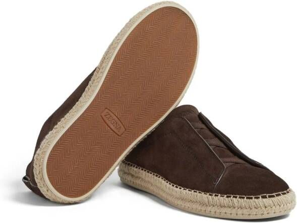 Zegna Triple Stitch espadrilles Bruin