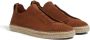 Zegna Triple Stitch suède espadrilles Bruin - Thumbnail 2