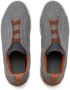 Zegna Triple Stitch slip-on sneakers Grijs - Thumbnail 4