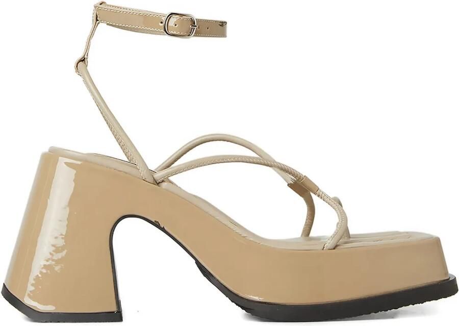 EYTYS Leren sandalen Beige